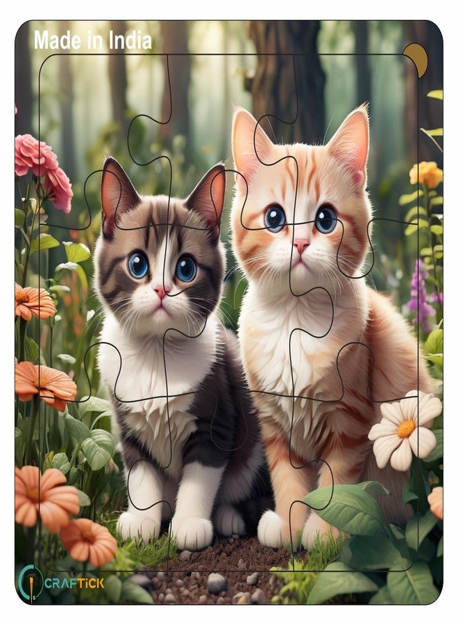 Craftick® Domestic Animals Combo Pack of 6 Jigsaw Puzzles for Kids Age 3+ | Preschool Learning Puzzle Game | Return Gift | Early Development Game - Image 5